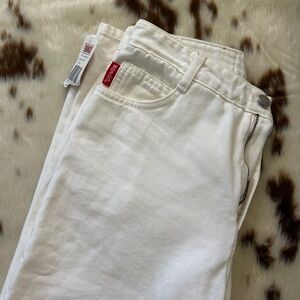 NWT BONGO JEANS - White, vintage, fit like size 2 or S/XS